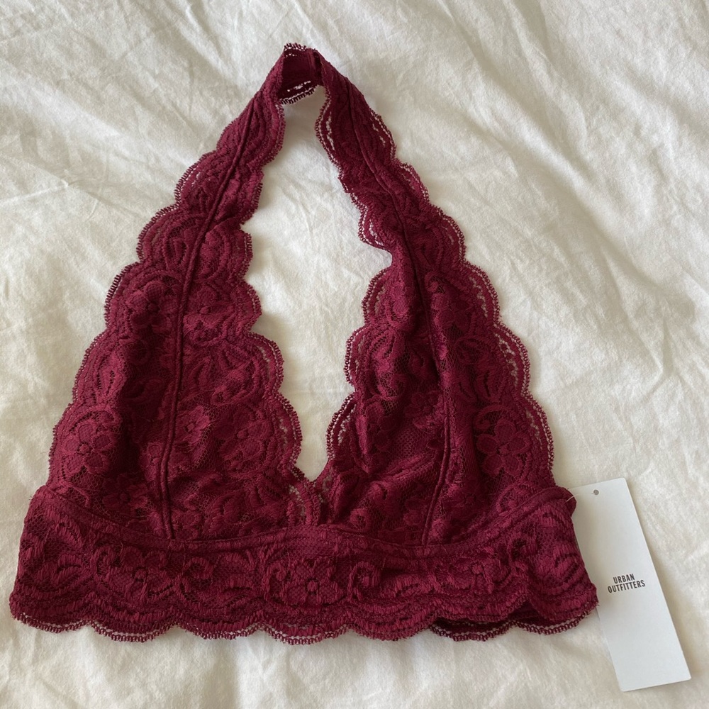 Urban Outfitters Lace Halter Bralette - M
